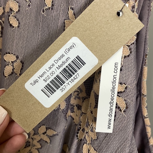 Tulip Hem Lace Dress - Picture 3 of 3